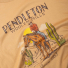 Pendleton Cowboy T-Shirt Mojave graphic detail