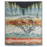 Pendleton Jacquard Napped Blanket Robe Salmon Falls