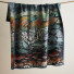 Pendleton Jacquard Napped Blanket Robe Salmon Falls