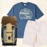 Pendleton Utility Shorts Bone/Fire Legend - How to style