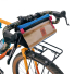 Topo Designs Bike Bag Bone White/Blue attach to the front bar