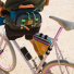 Topo Designs Bike Frame Bag attaches securely to the top tube and seat tube