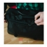 Topo Designs Commuter Briefcase Ballistic/Black Leather detail