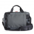 Topo Designs Commuter Briefcase Charcoal/Charcoal Leather back
