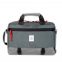 Topo Designs Commuter Briefcase Charcoal/Charcoal Leather front