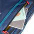 Topo Designs Global Travel Bag 40L Navy Larger zippered security pocket and dual slip pockets