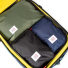 Topo Designs Global Travel Bag 40L Navy U-shape entry to large main compartment