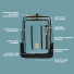 Topo Designs Global Travel Bag 40L Sea Pine features