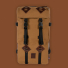 Topo Designs Klettersack Heritage Dark Khaki Canvas/Dark Brown Leather front