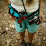 Topo Designs Mini Quick Pack Turquoise/Clay lifestyle with camera
