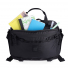 Topo Designs Mountain Cross Bag Black with documents