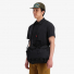Topo Designs Mountain Cross Bag Black wearing front/side