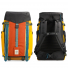 Topo Designs Mountain Pack 28L Mustard/Black front and back