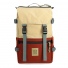 Topo Designs Rover Pack Classic Sahara/Fire Brick front