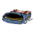 Topo Designs Rover Pack Heritage Navy/Brown Leather inside