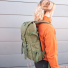 Topo Designs Rover Pack Tech Olive carrying