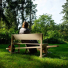 Weltevree Wheelbench Oak Wood lifestyle back