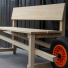 Weltevree Wheelbench Oak Wood lifestyle detail