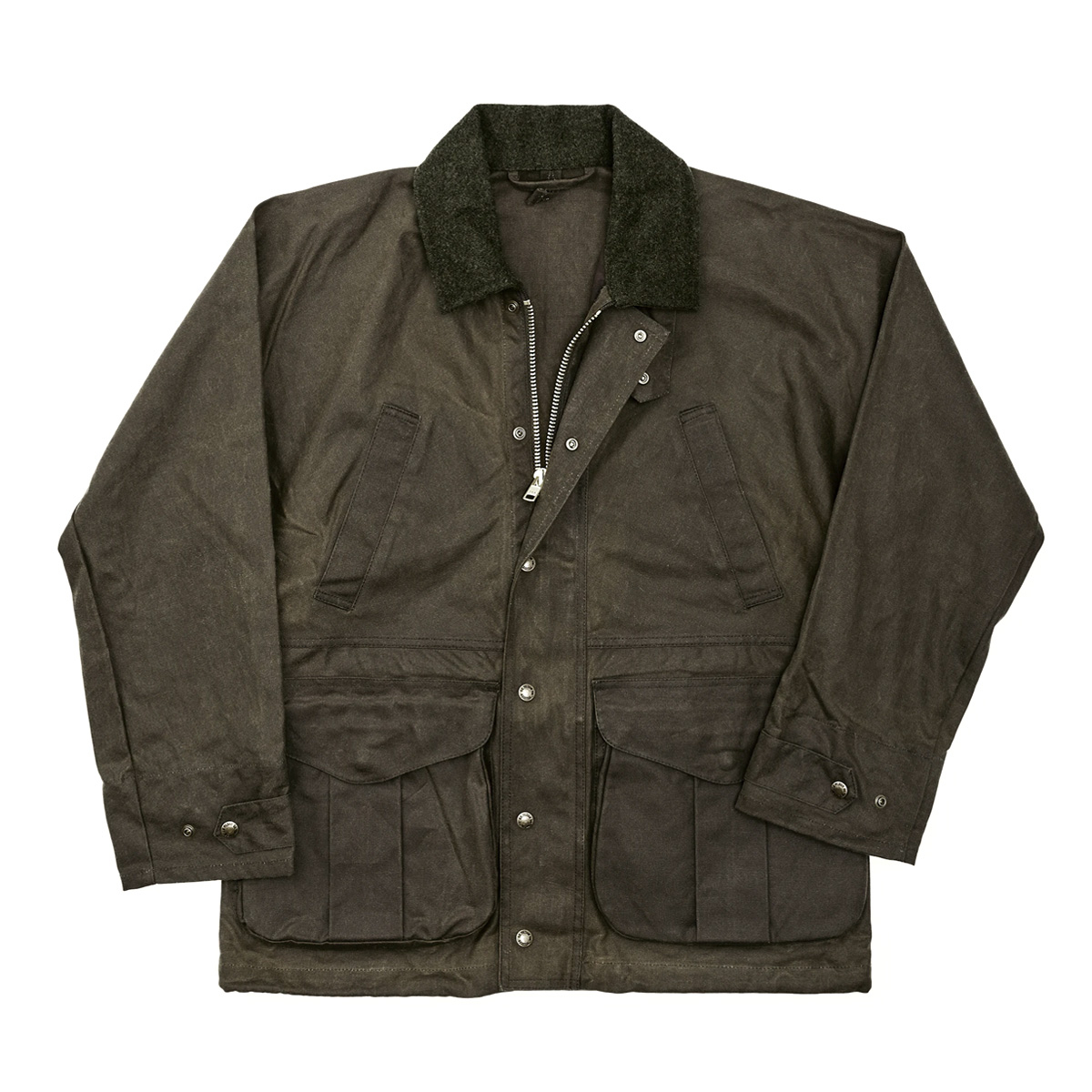 Filson Tin Cloth Field Jacket Otter Green, de perfecte jas voor