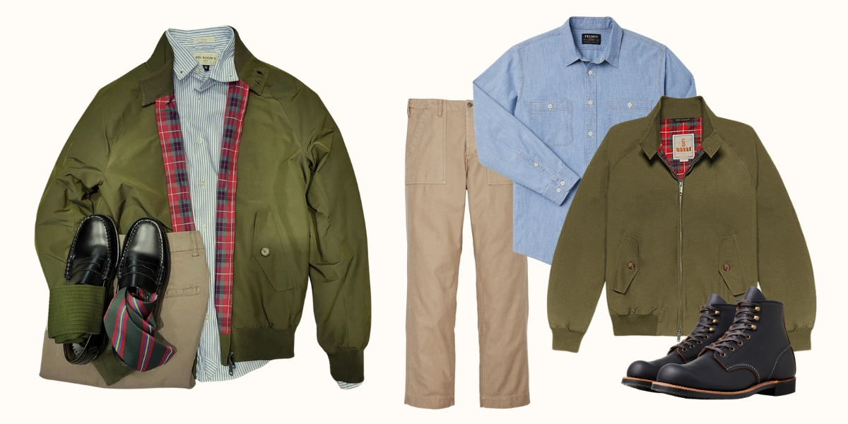 Baracuta G9 Original Harrington Jacket Beech, gemaakt in het VK.