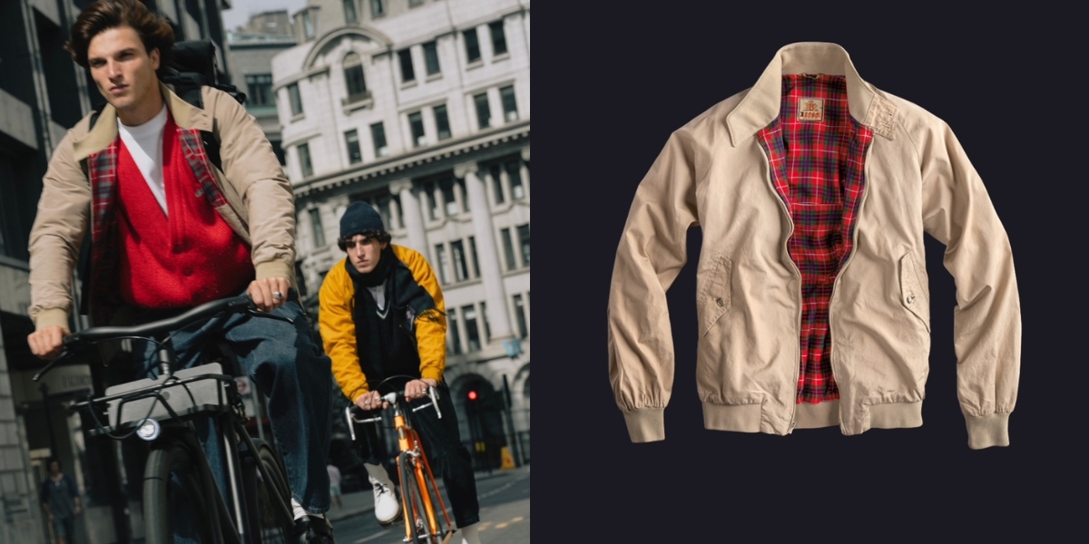 Baracuta G9 Original Harrington Jacket Tan, klassieke stijlvolle jas