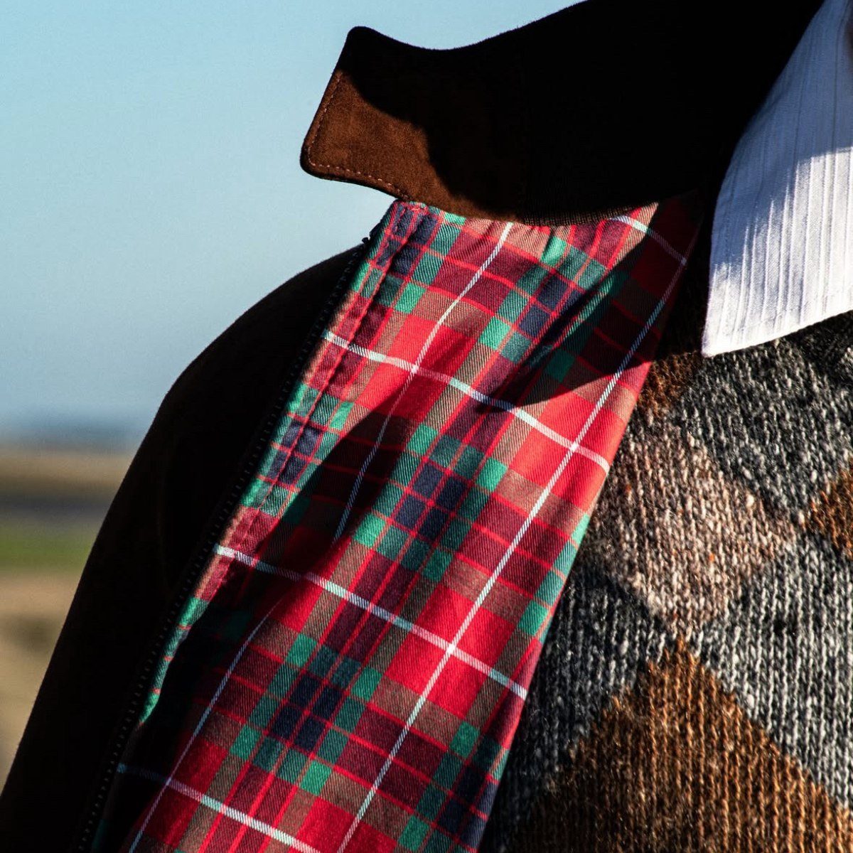 Baracuta G9 Suede Jacket Tobacco, geschikt voor elk seizoen