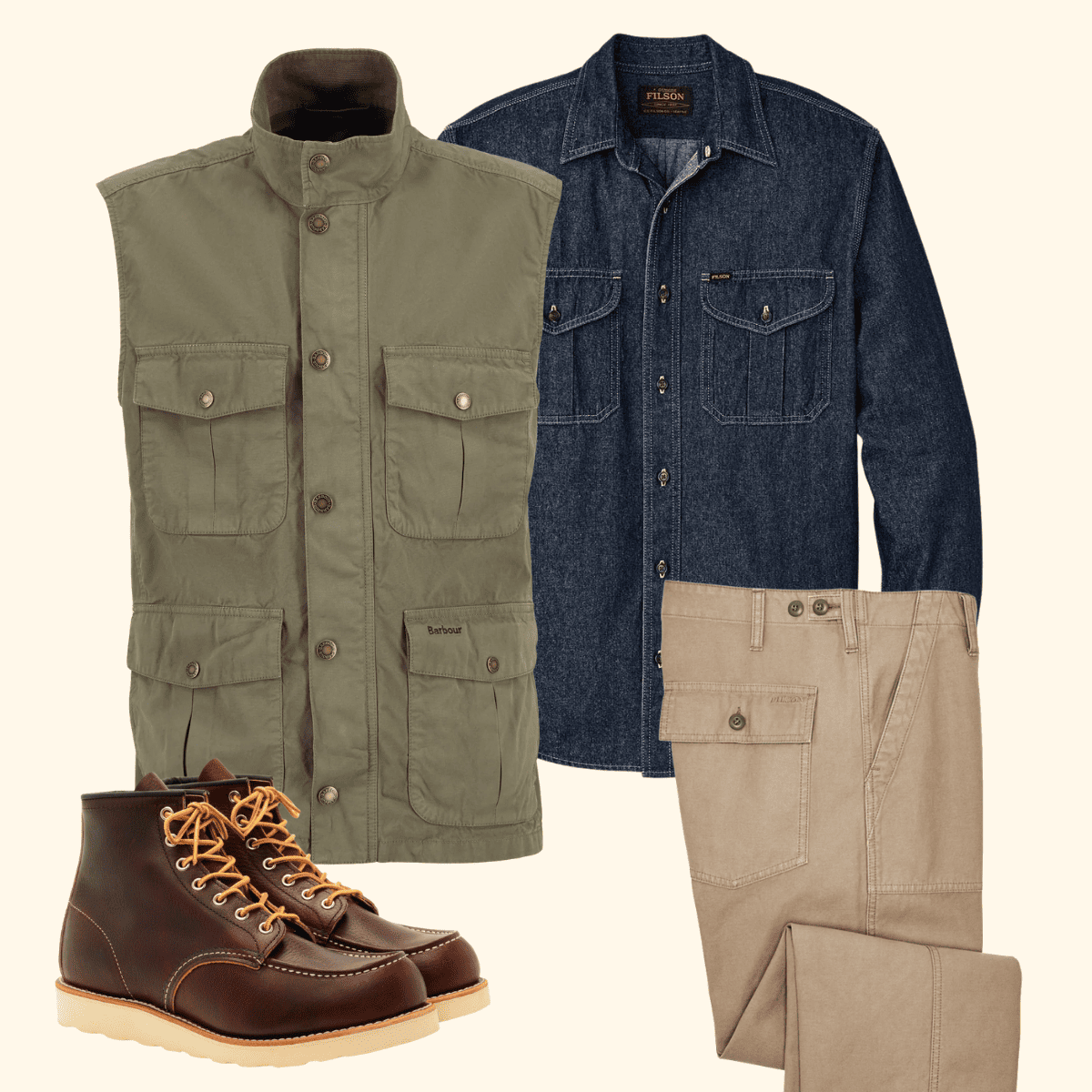 BARBOUR CASUAL CORBRIDGE GILET DUSTY OLIVE Perfect om te dragen over sweatshirts en knitwear in de overgangsmaanden. BARBOUR CASUAL CORBRIDGE GILET DUSTY OLIVE Perfect om te dragen over sweatshirts en knitwear in de overgangsmaanden.