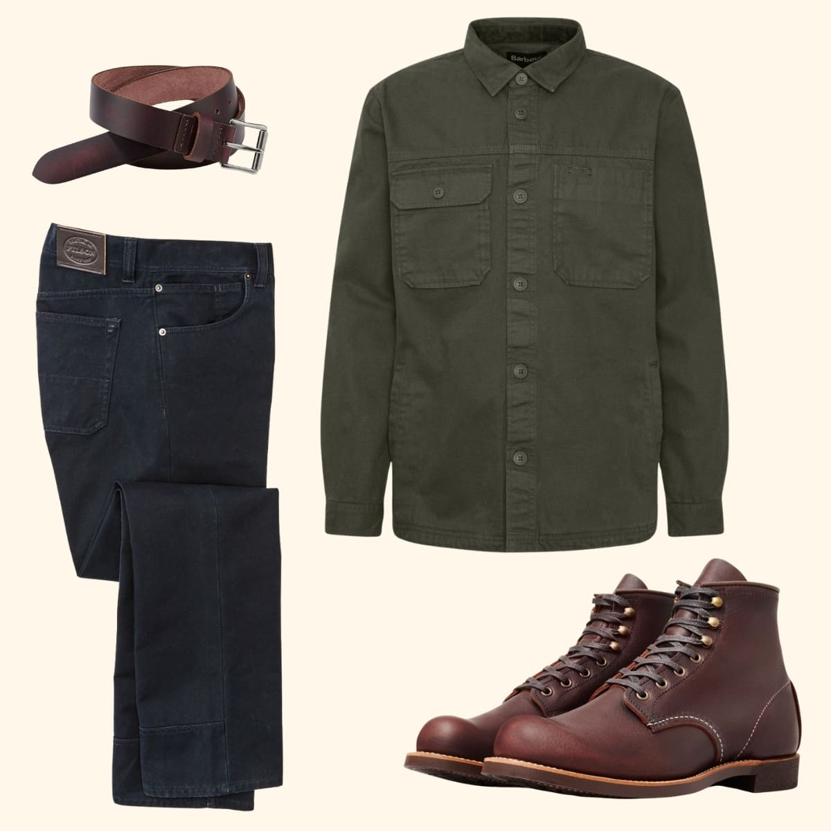 De Barbour Lingfield Canvas Overshirt biedt een perfecte combinatie van stijl en functionaliteit.