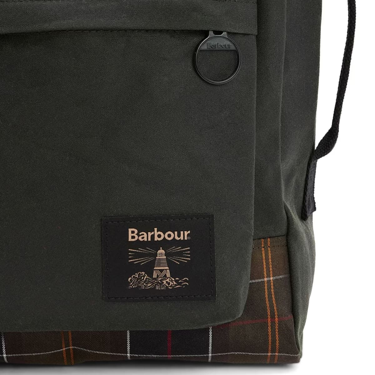 Barbour Field Wax backpack Bag Sage/Classic, Great laptop bag voor work and school.