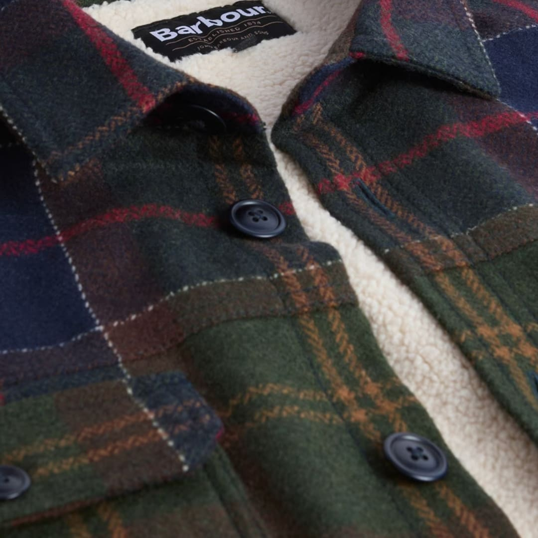Barbour Willberry Overshirt - Classic Tartan, het perfecte extra laagje voor koelere dagen
