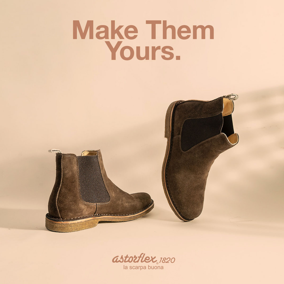 Astorflex Bitflex Chelsea Boot Dark Chestnut, Make them Yours