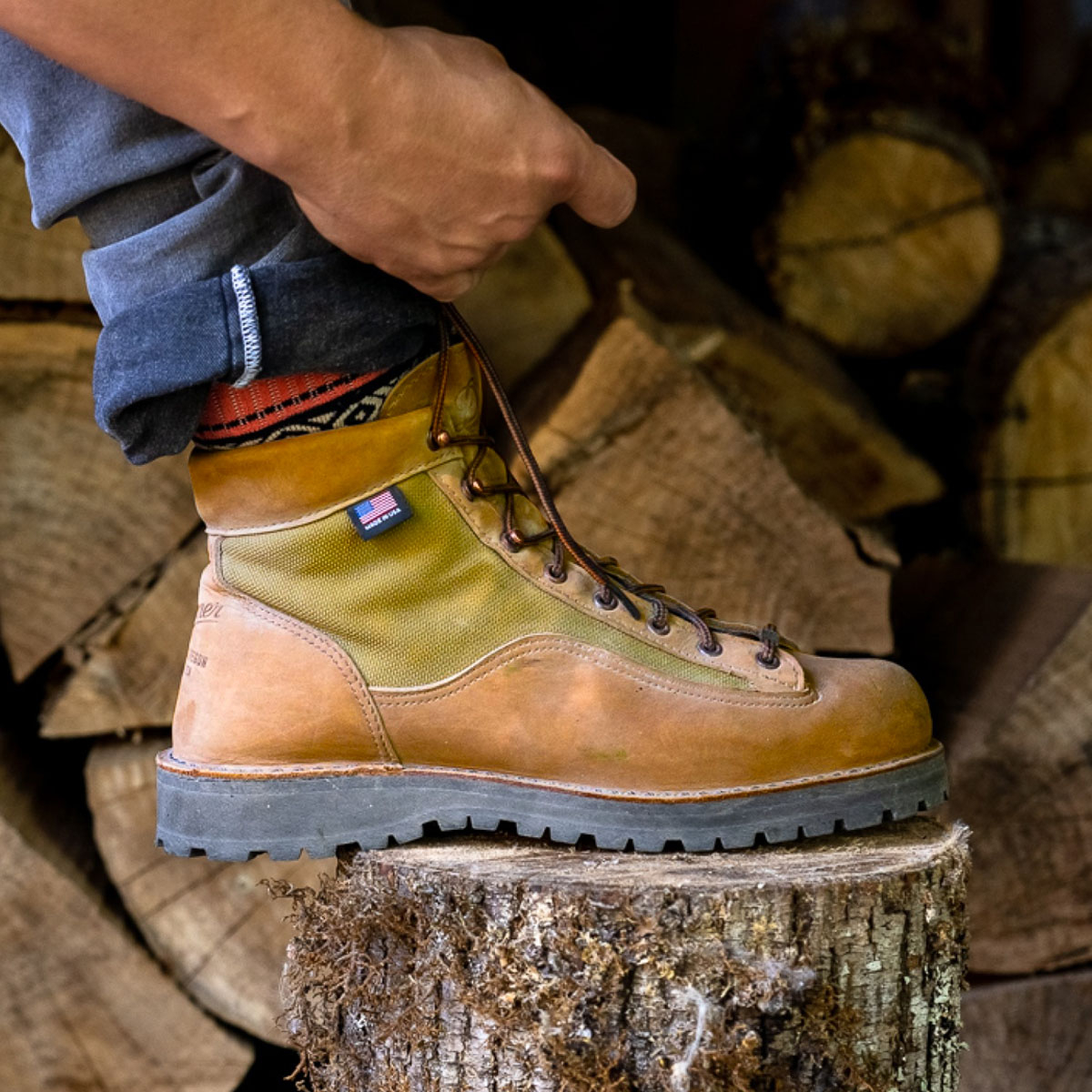 Danner Light II 6 inch Brown, toonaangevend met GORE-TEX voeringen sinds 1979