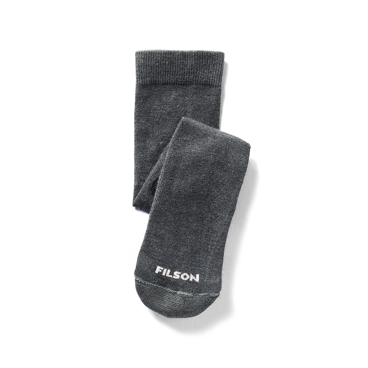 Filson Everyday Crew Sock Charcoal, veelzijdige sokken met medium polstering gemaakt van een merinowolmix