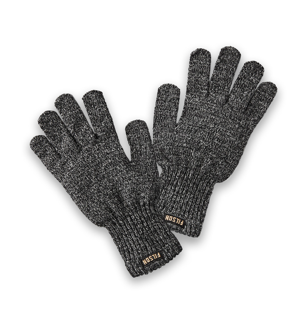 Filson Full Fingers Knit Gloves, Ragg-wollen handschoenen die isoleren wanneer ze nat of droog zijn