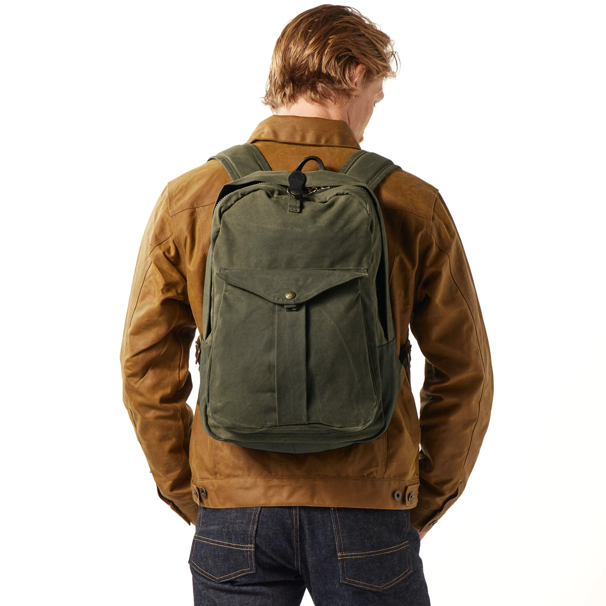 Filson Journeyman Backpack 20231638 Otter Green, waterdichte rugzak die tientallen jaren meegaat, in elk klimaat