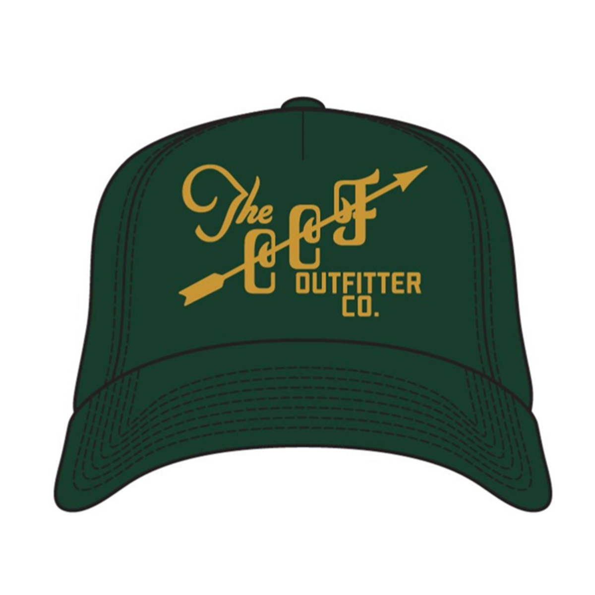 Filson Harvester Cap Spruce/Ccf Arrow, klassieke vijf-panel cap voor comfort en jaren trouwe dienst