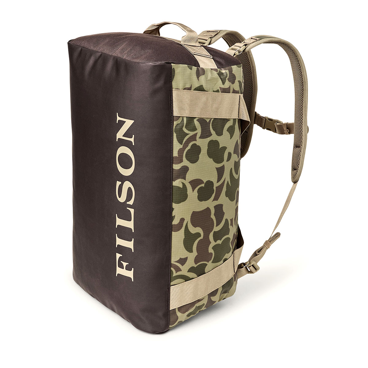Filson All-Weather 50L Duffle Tundra/Shrub/Camo, Waterbestendige 50L Duffle voor Elk Avontuur
