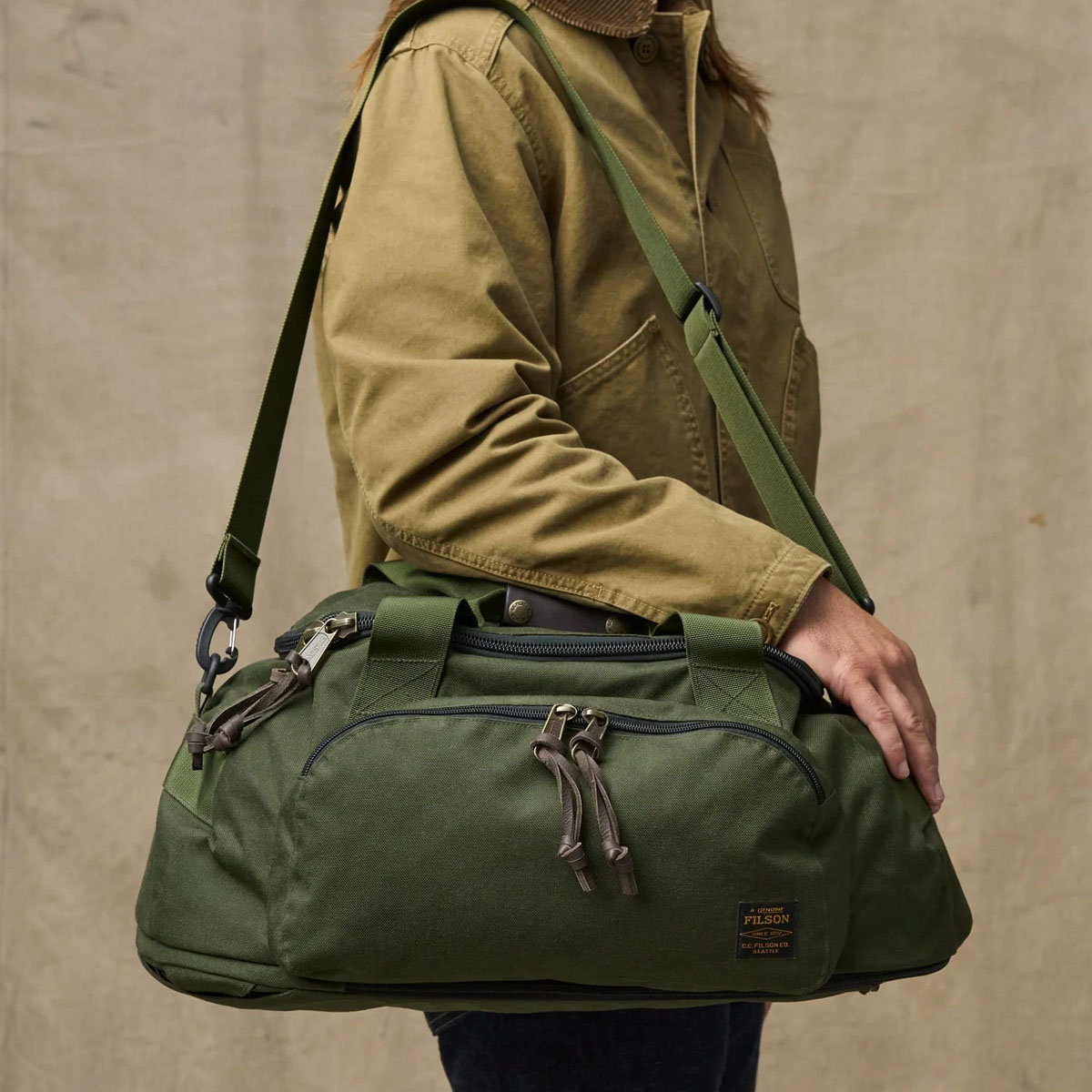 Filson Dryden Duffle Pack Otter Green, A Rugged, Versatile Duffle-Backpack Built for Every Journey