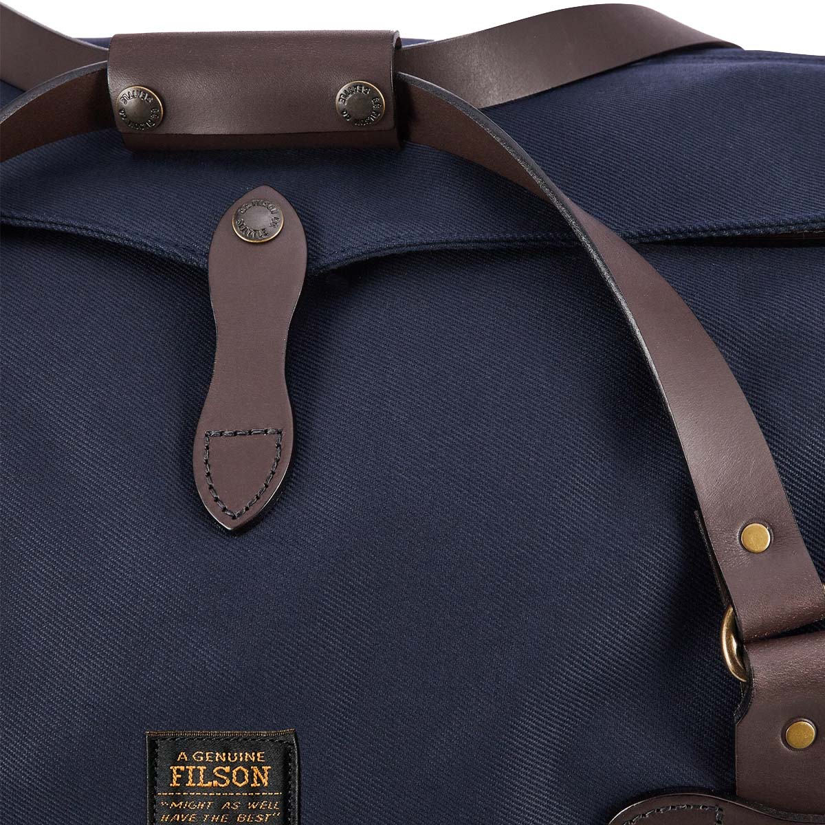 Filson Rugged Twill Duffle Bag Large Navy, stoere duffle om extra veel spullen mee te nemen