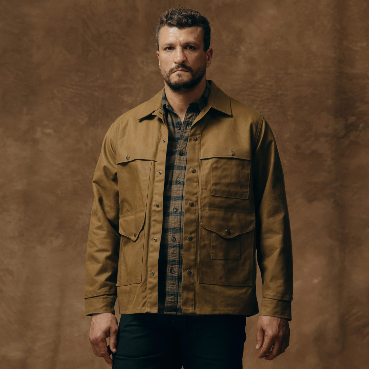 Filson Lined Tin Cloth Cruiser Jacket, water-afstotend en slijtvast werk jas, the best of the best