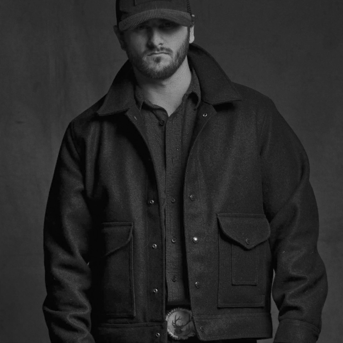 Filson Mackinaw Wool Work Jacket Pine Black Plaid, Afkomstig uit de Filson archieven en genaaid in Seattle
