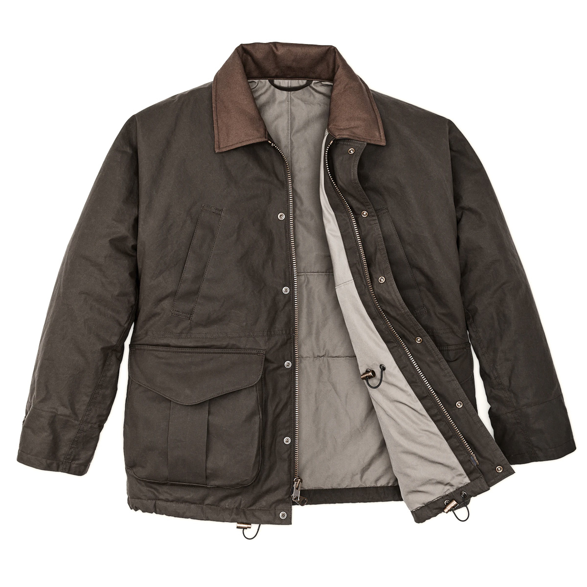 Filson Ranger Insulated Field Jacket Root, een ideale mix van traditionele stof en geavanceerde isolatie