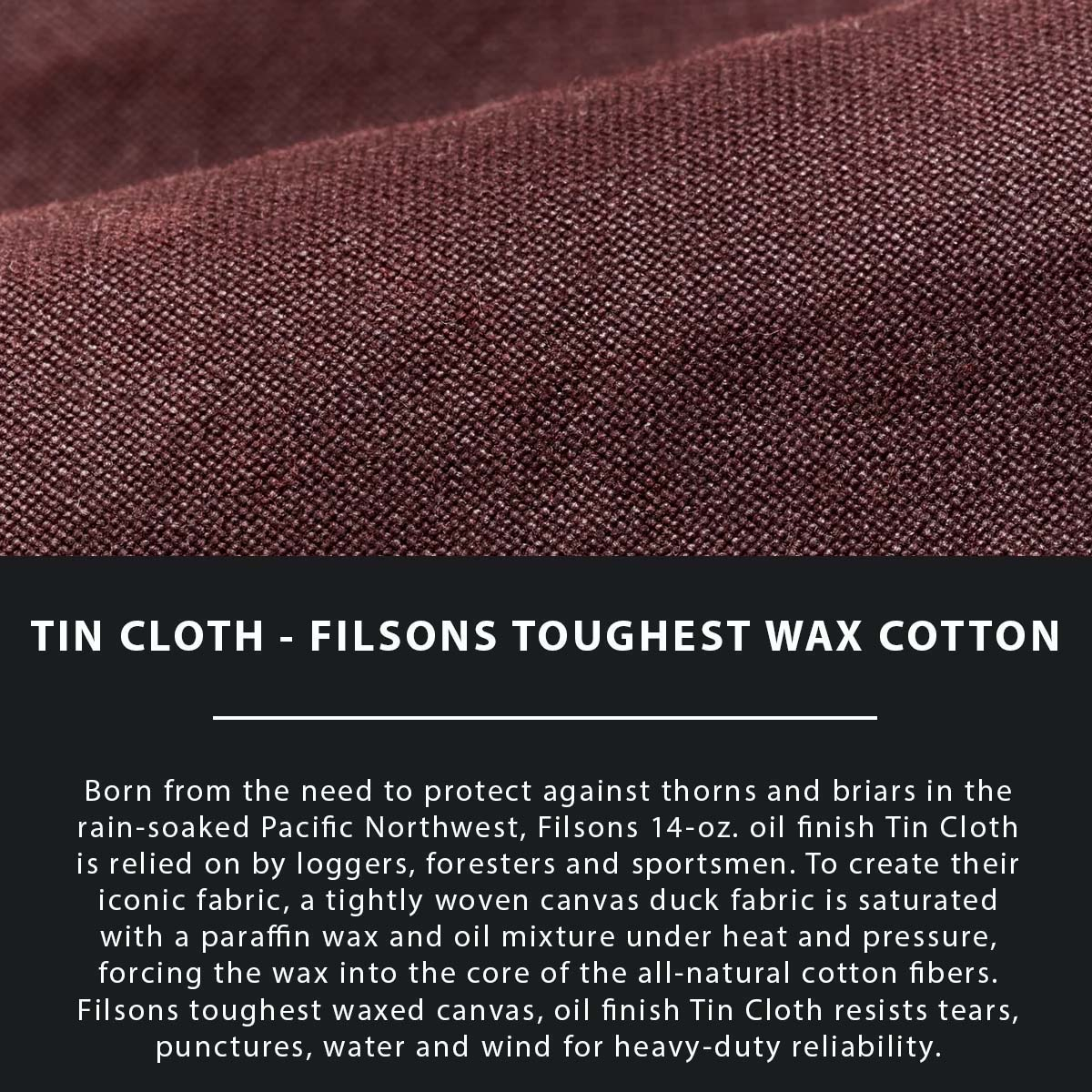 Filson Tin Cloth Short Lined Cruiser Jacket Fired Brick, gemaakt van het legendarische supersterke, lichtgewicht, en olie geïmpregneerde 14-oz. 'Tin Cloth' canvas Filson Tin Cloth Short Lined Cruiser Jacket Fired Brick, gemaakt van het legendarische supersterke, lichtgewicht, en olie geïmpregneerde 14-oz. 'Tin Cloth' canvas