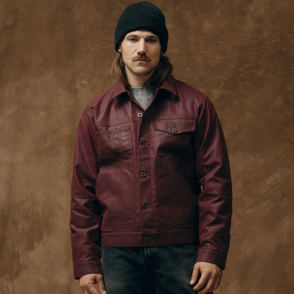 Filson Tin Cloth Short Lined Cruiser Jacket Fired Brick, het ideale werk-jack voor koud, nat weer Filson Tin Cloth Short Lined Cruiser Jacket Fired Brick, het ideale werk-jack voor koud, nat weer