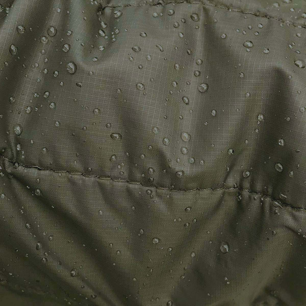 Filson Ultralight Jacket Dark Forest/Bourbon, PrimaLoft Gold behoudt 98% van zijn isolerende vermogen als het nat wordt