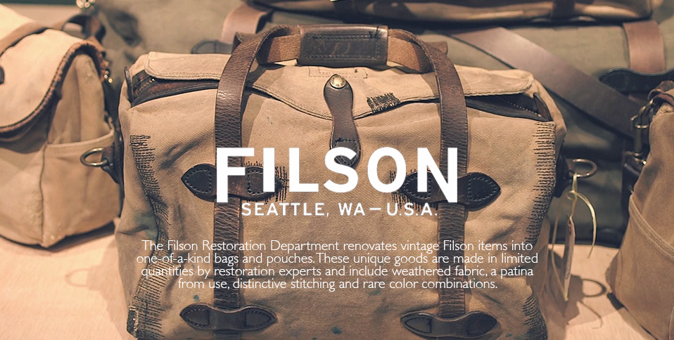 About Filson and the unique restoration department