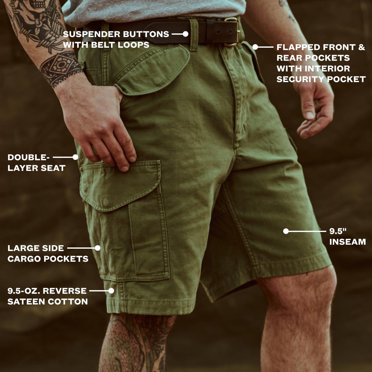Filson Field Cargo Shorts &ndash; Duurzame outdoor shorts