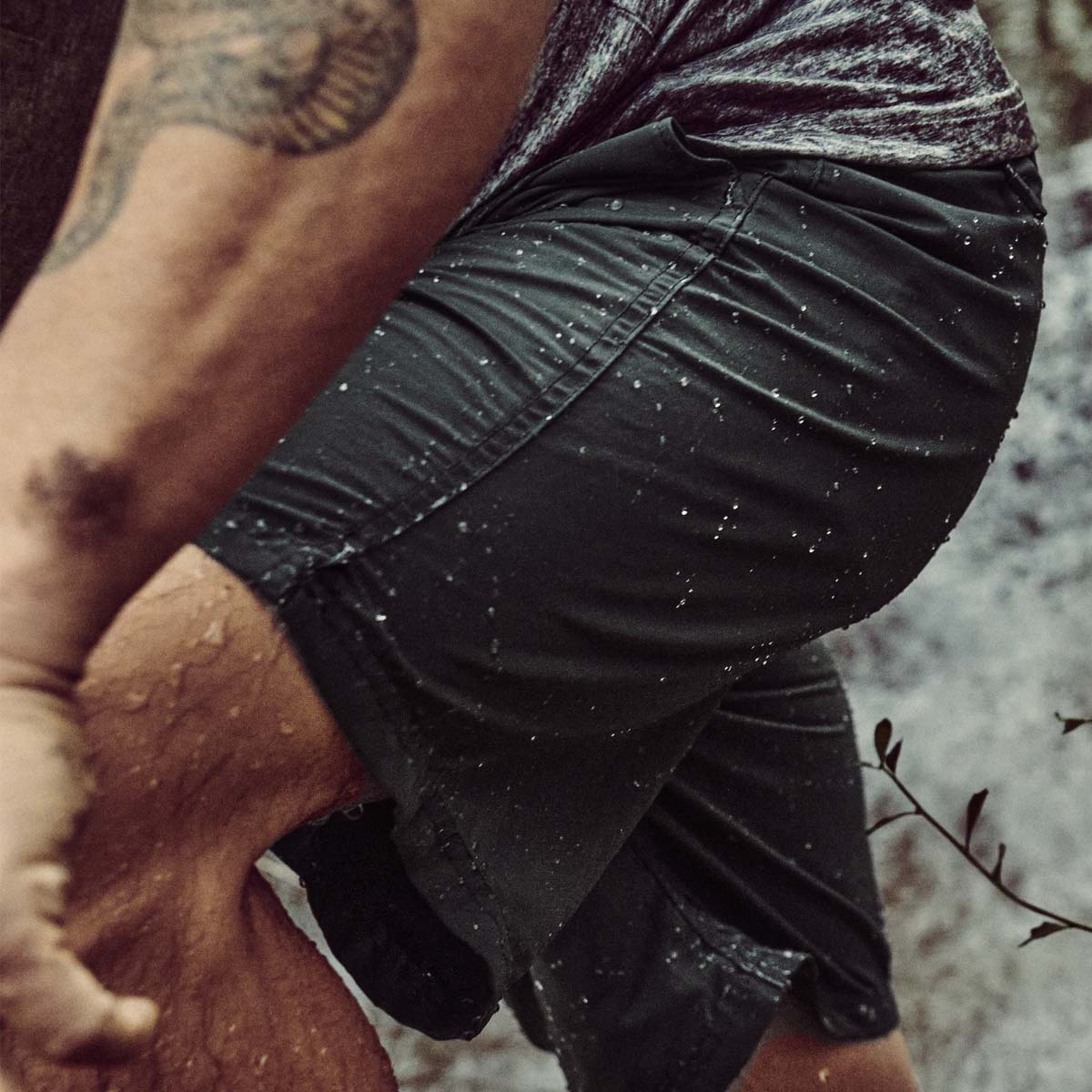 Filson Oakville Canvas Shorts Gravel, lichtgewicht & gemaakt voor avontuur
