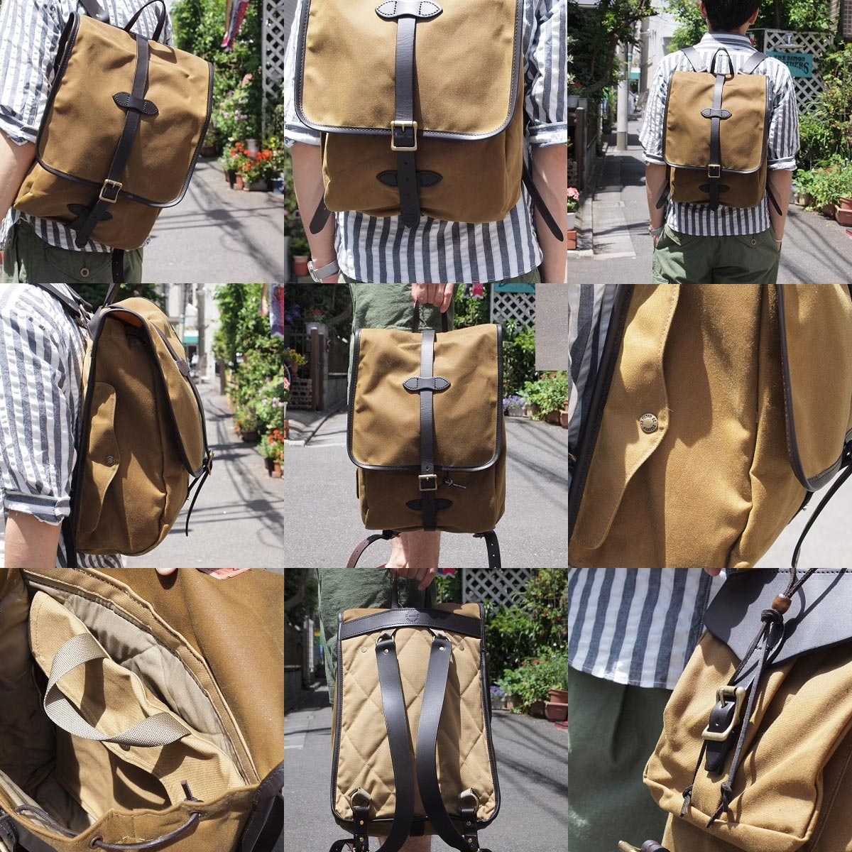 Filson Tin Cloth Backpack Dark Tan, stijlvolle rugzak voor iedere trip die jij gaat maken
