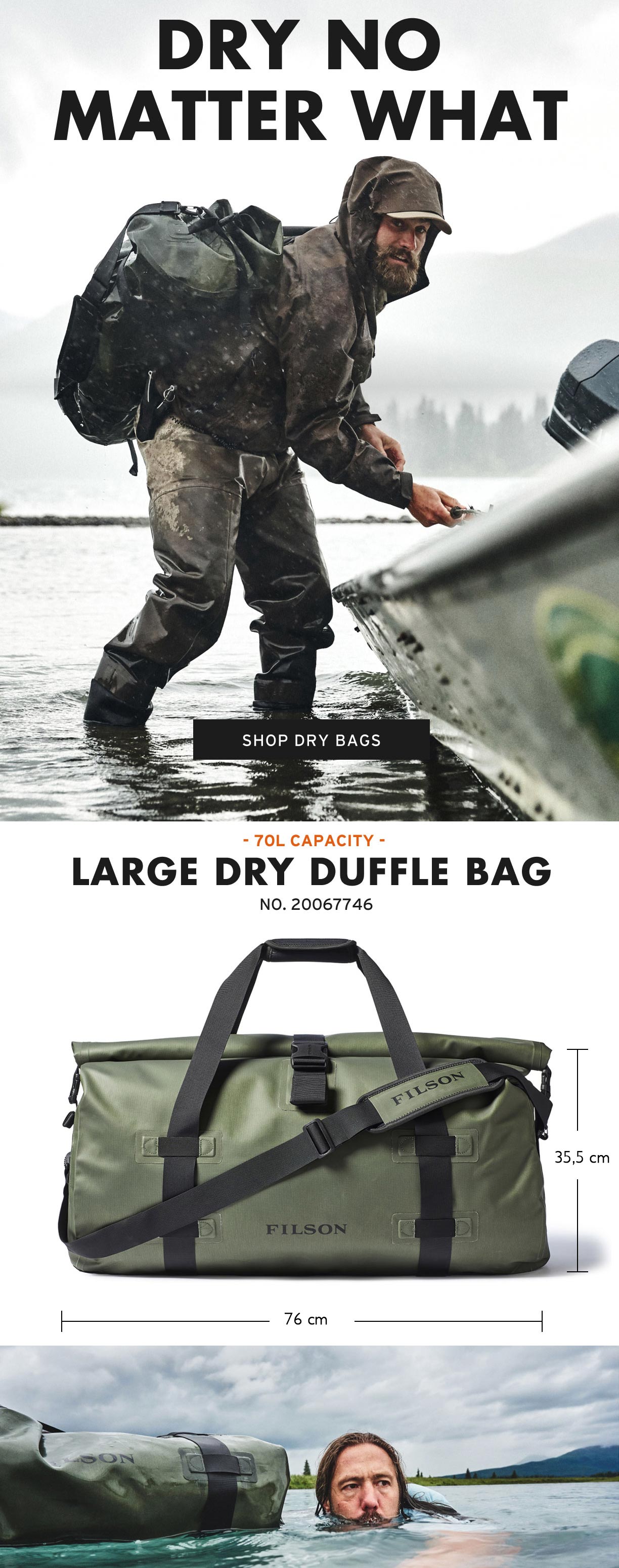 Filson Dry Duffle Large Productinformation